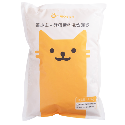 【渠道专供】福邦福小主混合猫砂2.5kg/箱